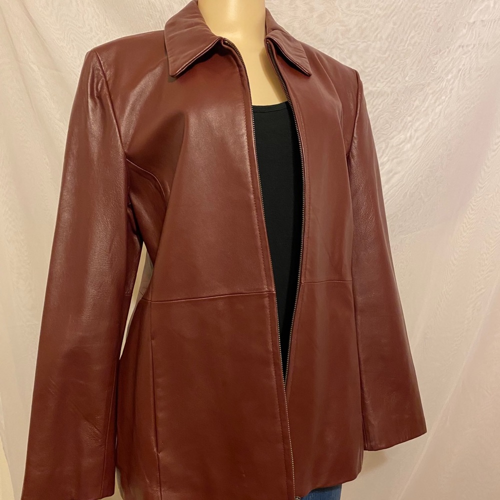 JLC NEW YORK Leather Jacket